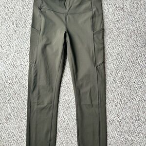 Lululemon Athletica Olive Green Leggings